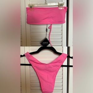 Barbie Pink Bikini Top & Bottom - Size 6 👙
